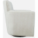 Harper Swivel Accent Chair in Cloud Fabric